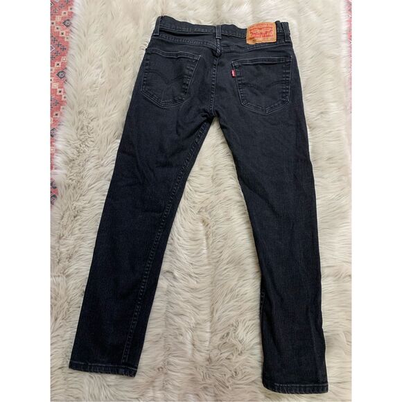Levi's | 502 Taper Fit Flex Men's Jeans in Black 29 x 30 - Picture 3 of 6